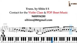 BTS (방탄소년단) 'Dynamite' Sheet Music by Sibin S S // V4 Violin