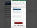 Auto Serial Number in Excel || #shorts #shortsvideo #youtubeshorts