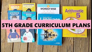 5TH GRADE CURRICULUM CHOICES- 2020-2021 YEAR