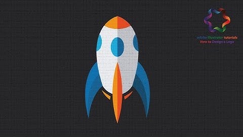 Rocket Logo Design Tutorial - How to Create a Professional Flat Design - Adobe illustrator