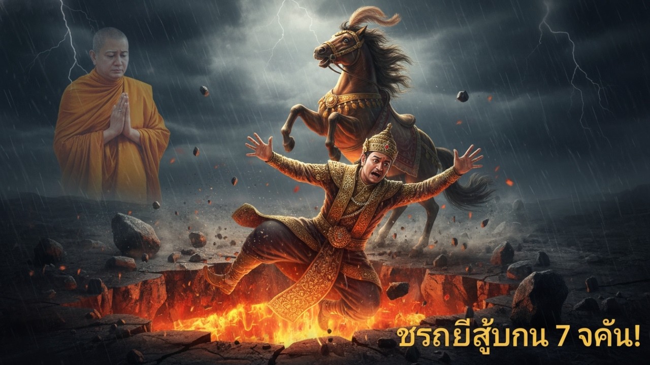 พระเจ้าสุปปพุทธะ ขวางทางพุทธเจ้า: กฎแห่งกรรม ธรณีสูบ