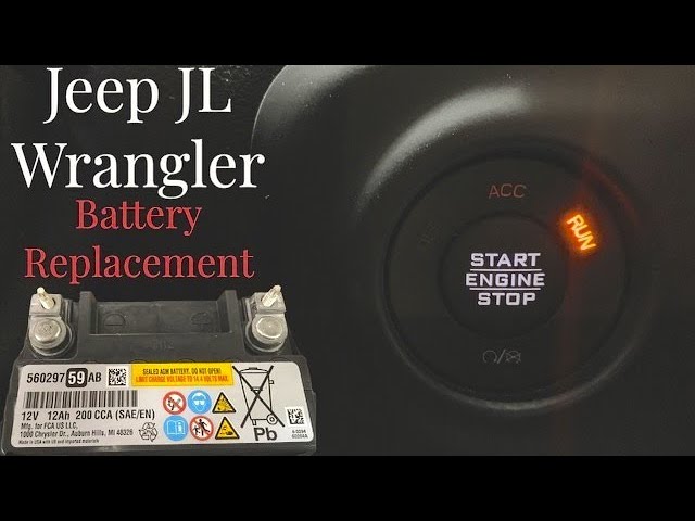 How To Replace Jeep JL Main & Aux Battery The Easy Way! Test & Guide! -  YouTube