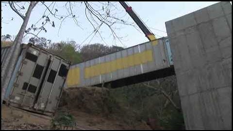 Shipping Container Home:  Stacking the containers
