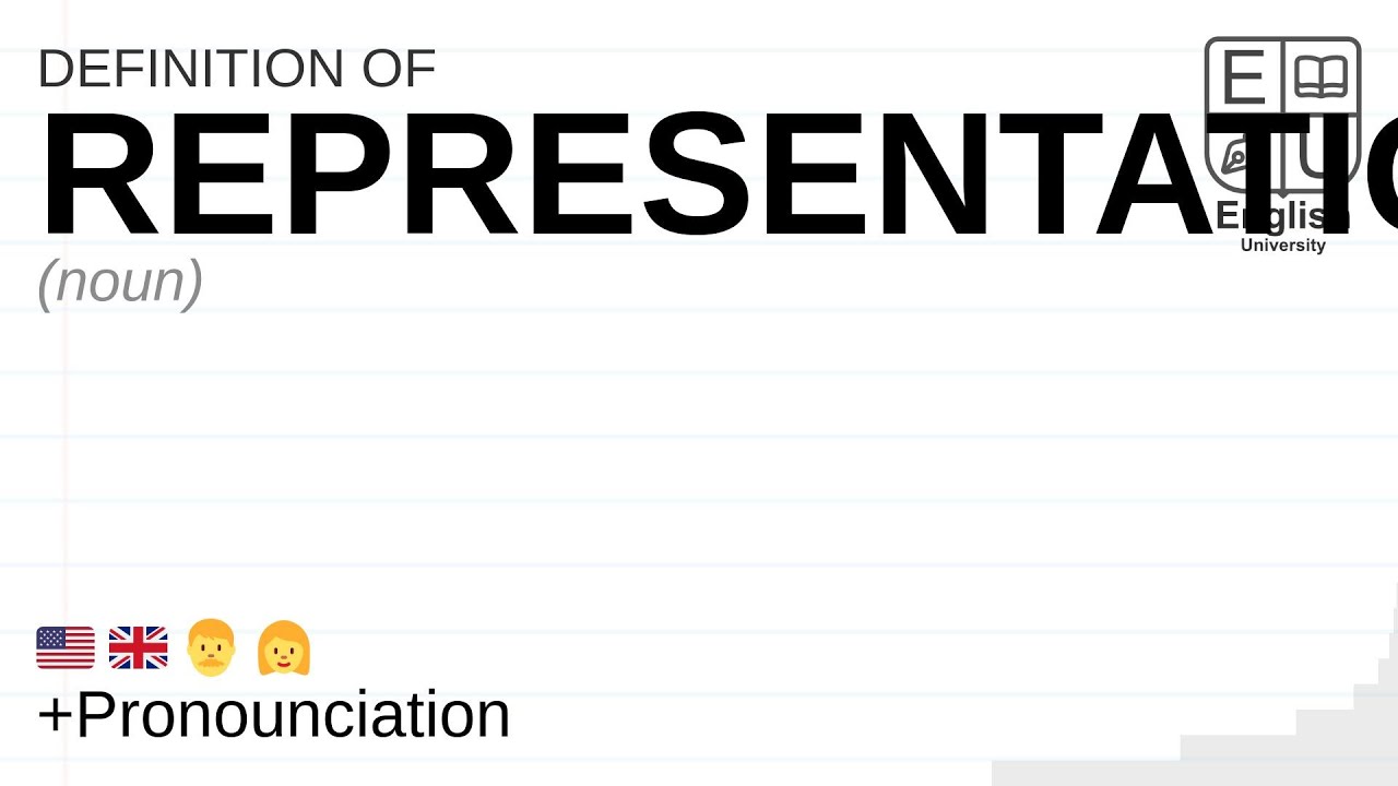 representation meaning pronunciation