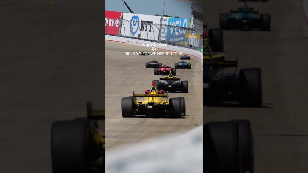 High banks and high speeds 💥 #indycar #trackside #racing