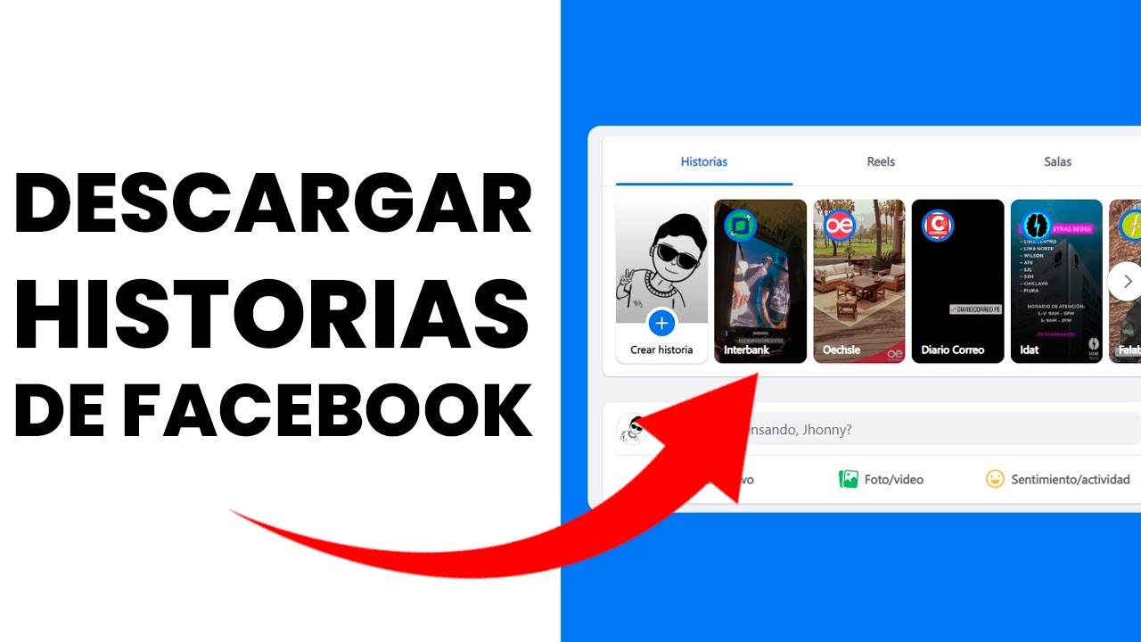 COMO DESCARGAR HISTORIAS DE FACEBOOK 2023 ️ [ DESDE PC EN HD ] YouTube