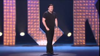 Ricky Gervais Fat People Joke [Out of England Stand up show]