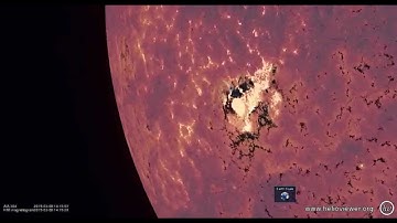 AIA 304, HMI magnetogram (2015-03-09 08:21:55 - 2015-03-09 19:47:31 UTC)