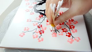 (657) Apricot trees blossom | Cool Painting Hacks | Art Ideas for beginners | Designer Gemma77