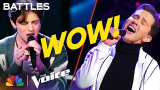 Michael B. vs. Ryley Tate Wilson on Giveon's 'Heartbreak Anniversary' | The Voice Battles | NBC