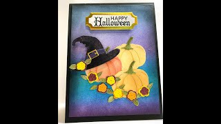 Make a Card Monday - Witchy Pumpkin - Episode 18