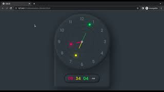 Clock Digital With Html, Css, Javascript Web Development - App Stack