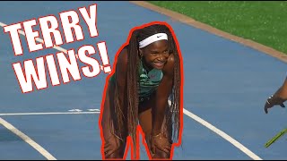 Celebrity Twanisha Terry ROLLS To A 11.05 100m Win At 2023 World Athletics Continental Tour Net Worth