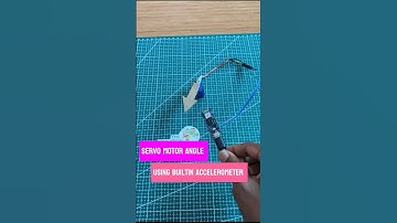 Controlling SERVO with Arduino Nano 33 IoT using Built-In Accelerometer module #arduino #technology