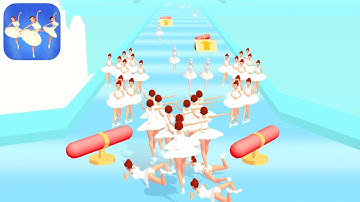 MAX LEVEL in Ballet Run! 👸💕 BIG UPDATE!! All Levels - iOS, Android Gameplay Walkthrough! #1