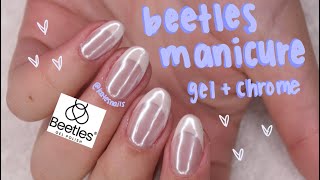 FIRST IMPRESSIONS & REVIEW: beetles jelly gel polish + chrome powder! by katesnails 1,743 views 8 months ago 11 minutes, 15 seconds