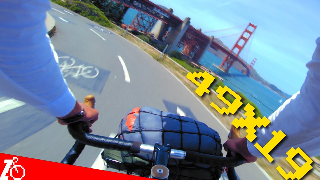 Fixed Gear Climbing and Bombing in San Francisco (With 30lbs of Gear 😓