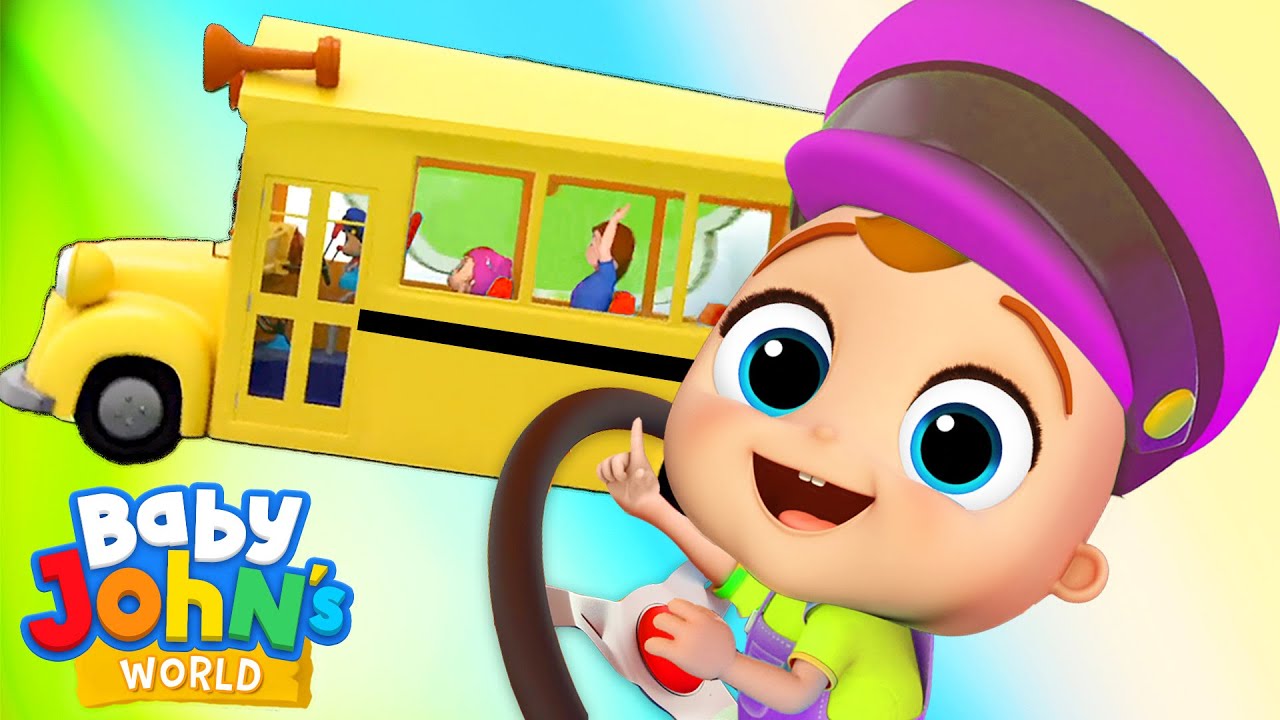 Wheels On The Bus With Baby John | Playtime Songs & Nursery Rhymes by Baby John’s World