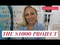 5 Secrets For Success When Doing The $1000 Project || Sugarmamma.TV