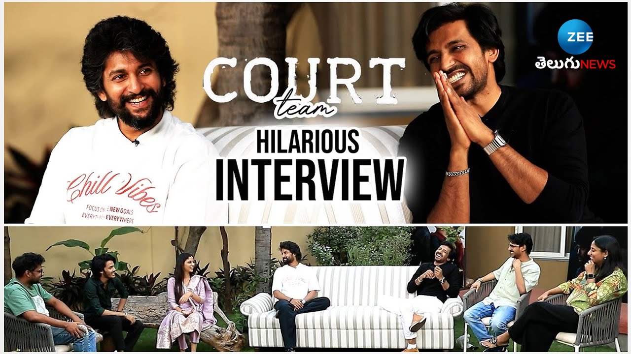 Harsh Rohan Nani Hilarious Interview With Court Movie Team | Priyadarshi | Harsh ...