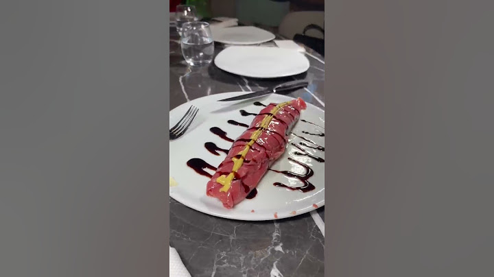 #SALTBAE Beef Carpaccio in Las Vegas