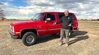 1986 K5 Chevy Blazer Follow up