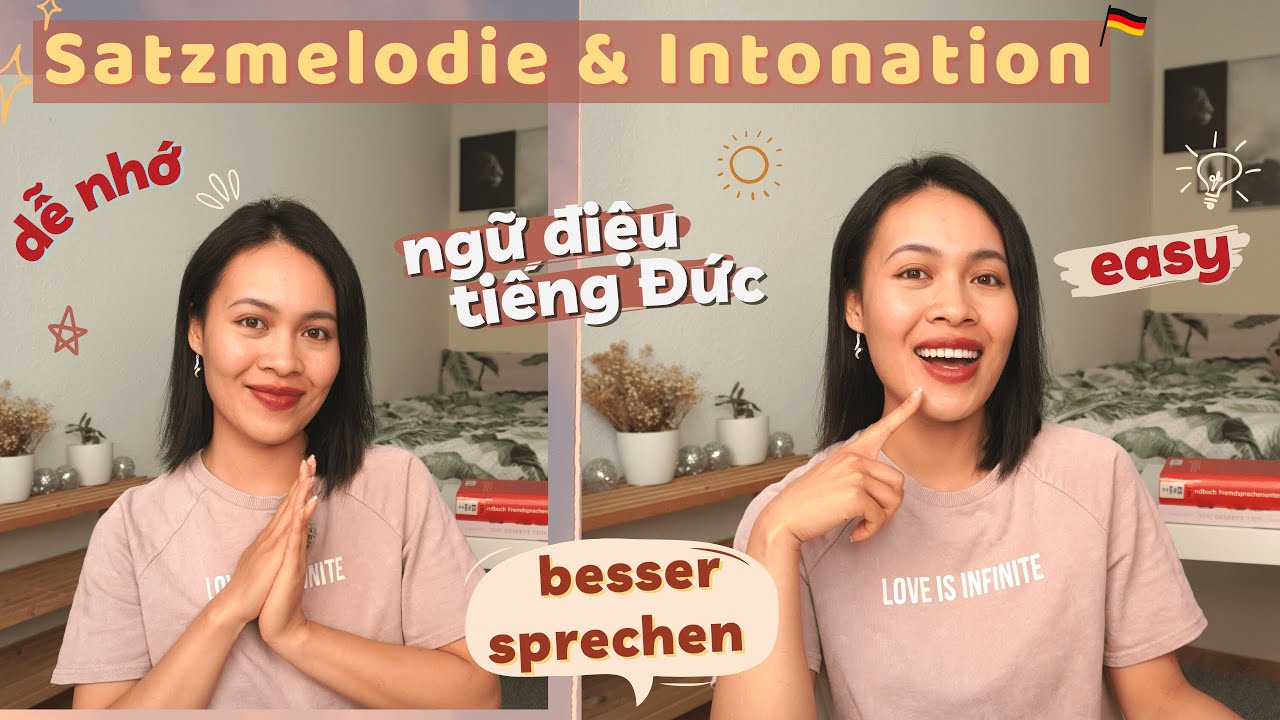 DEUTSCH BESSER SPRECHEN- Satzmelodie & Intonation EINFACH geklärt- Deutsch lernen Ngữ điệu tiếng Đức