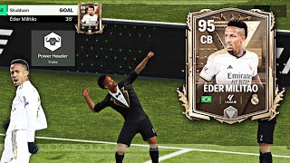 HOW GOOD CENTURIONS EDER MILITAO IS? 95 OVR EDER MILITAO REVIEW! FC MOBILE