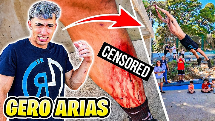 GERO ARIAS haciendo PARKOUR por PRIMERA VEZ😱 *ACABA MAL*