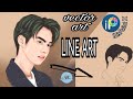 [IbisPaint X] How I line art -Vector Art Tutorial | PART 1