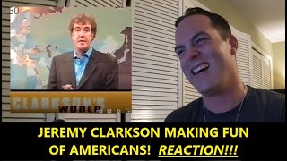Americans React CLARKSON MAKING FUN OF AMERICANS COMPILATION #2 Reaction
