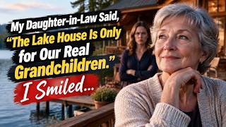 My Daughter-in-Law Said, “The Lake House Is Only for Our Real Grandchildren.” I Smiled…