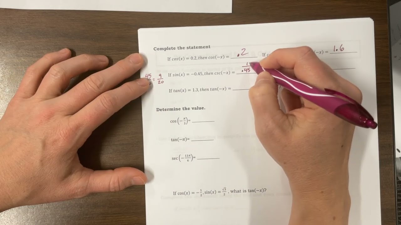 9C Четные и нечетные тождества