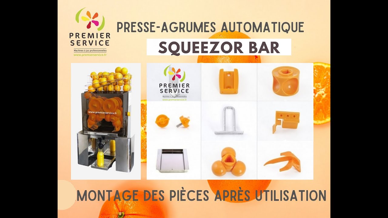 Jus d'orange frais commercial faisant la machine Presse-agrumes électrique  Presse-agrumes orange frais Mélangeur de jus d'orange automatique Boisson