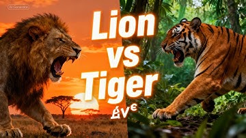 LION VS TIGER The Ultimate Showdown for Jung