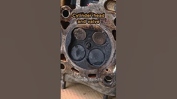 engine assembly. #cylinderhead #valve #automobile #car #mechanic #shortvideo #shorts