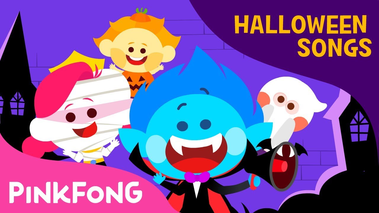 Ten Little Spooky Kids | Halloween Songs | Pinkfong Songs for Children