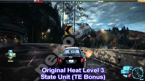 NFS World Cop Cars: Heat 3 Original State Unit (Team Escape Exclusive)