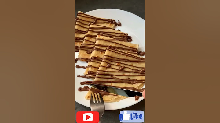 طريقة عمل كريب نوتيلا بأسهل الطرق وصفه سهله