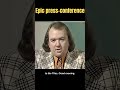 Epic Press Conference Moment 🤣 | British Comedy #britishcomedy #fyp #funny #shorts