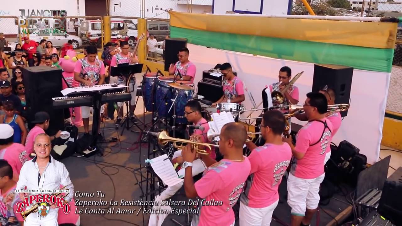 Salsa Peruana Como tú Orquesta Zaperoko YouTube