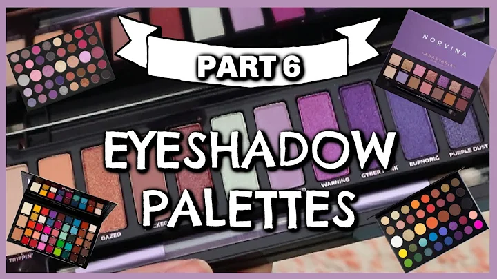 MAKEUP COLLECTION & DECLUTTER PART 6  EYESHADOW PALETTES! | makemeupmissa