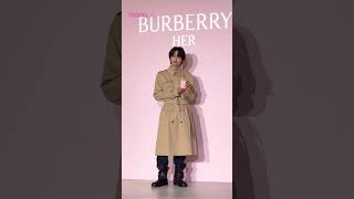 BURBERRY HER SAKURA JOURNEY ポップアップ オープニングイベントに登壇された神尾楓珠さんのフォトセッションの模様をお届け🌸#神尾楓珠 #BURBERRYHER