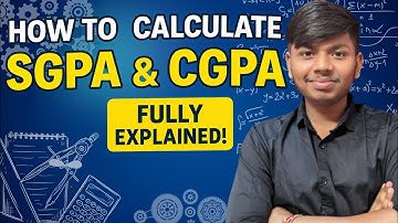 "SGPA and CGPA Calculation Explained Step-by-Step" | SGPA calculator| BTECH | Credit system