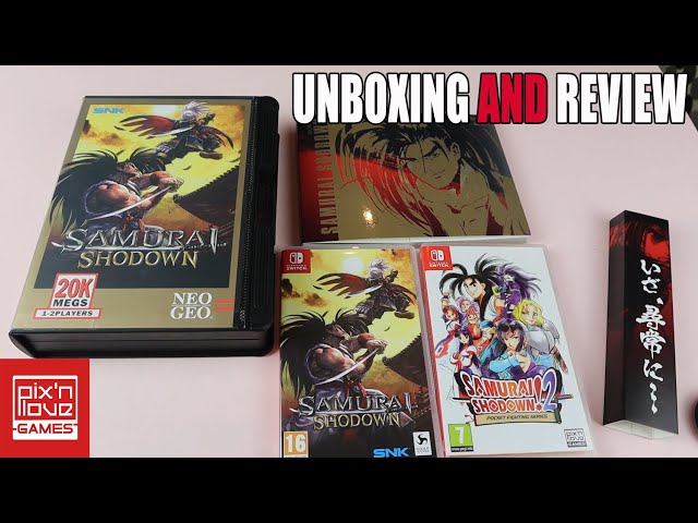 Unboxing Of The Pixnlove Samurai Shodown Collector's Edition For