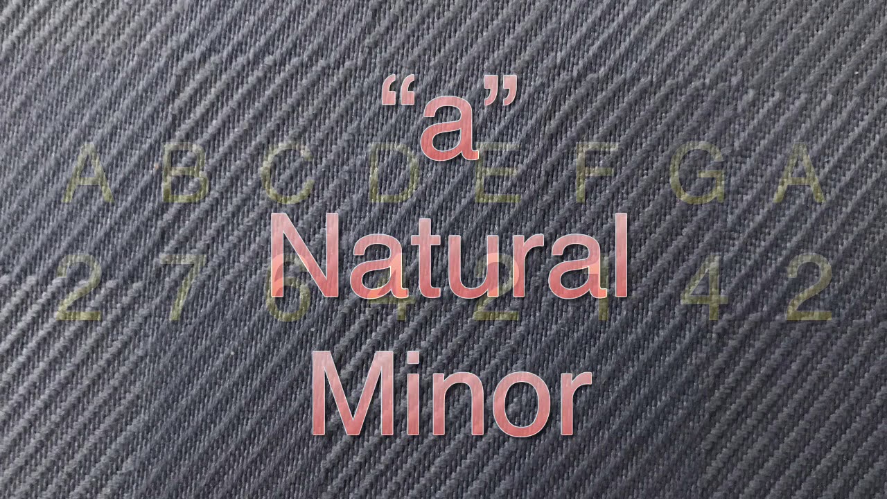 “A” Natural Minor Scale for Trombone - YouTube