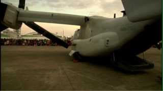 JAPAN -- NYUTABARU AIR BASE!  U.S. Marine Corps MV-22 Ospreys Appear at Nyutabaru Air Show!
