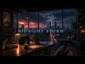 Midnight Storm - relax binaural music lo fi for sleep
