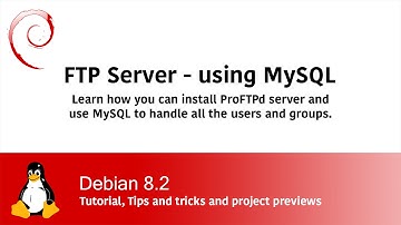 How to install FTP with MySQL - ProFTPd with MySQL on Debian -
