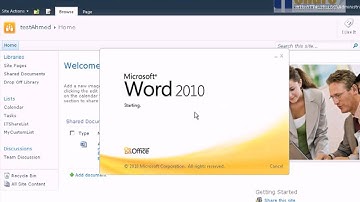 09-Microsoft Sharepoint 2010 (Document WorkSpace) By Eng-Ahmed Rabie El Bohoty